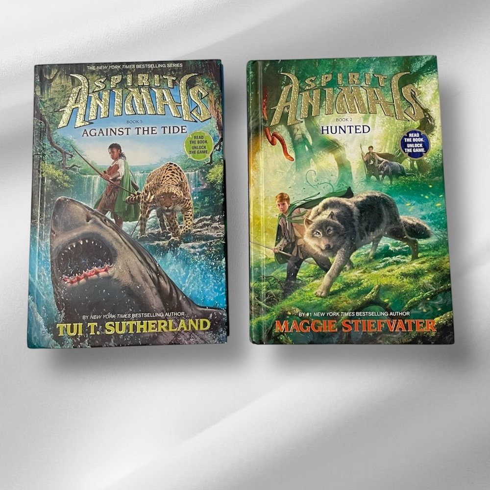 Spirit Animals Set of 2 Books: Hunted / Against the Tide Children’s Hardcover